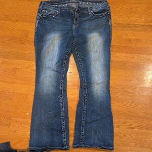 Vanity Medium Blue Flare Jeans